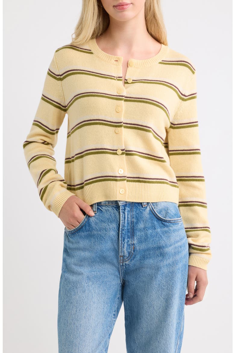 Clara Cashmere Crew Cardigan