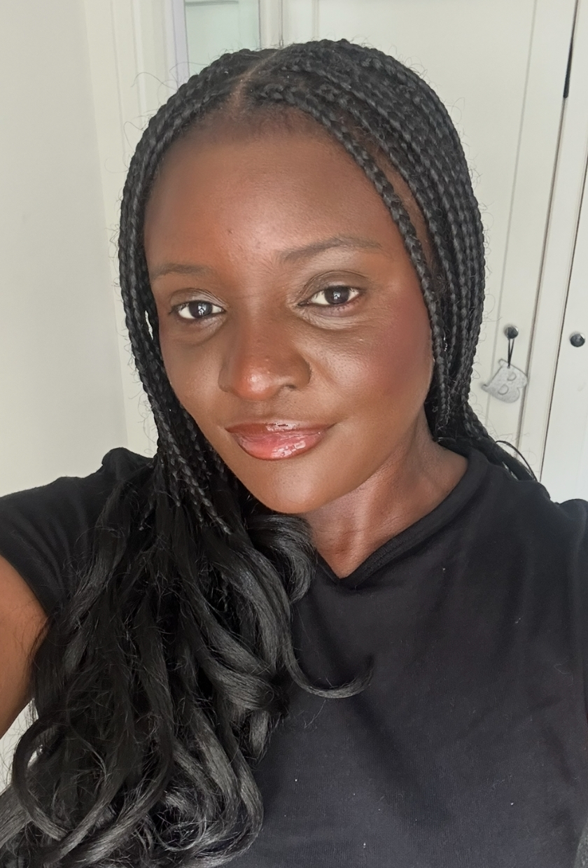 Junior writer Brittany Davy wears Refy's lip gloss in Fawn