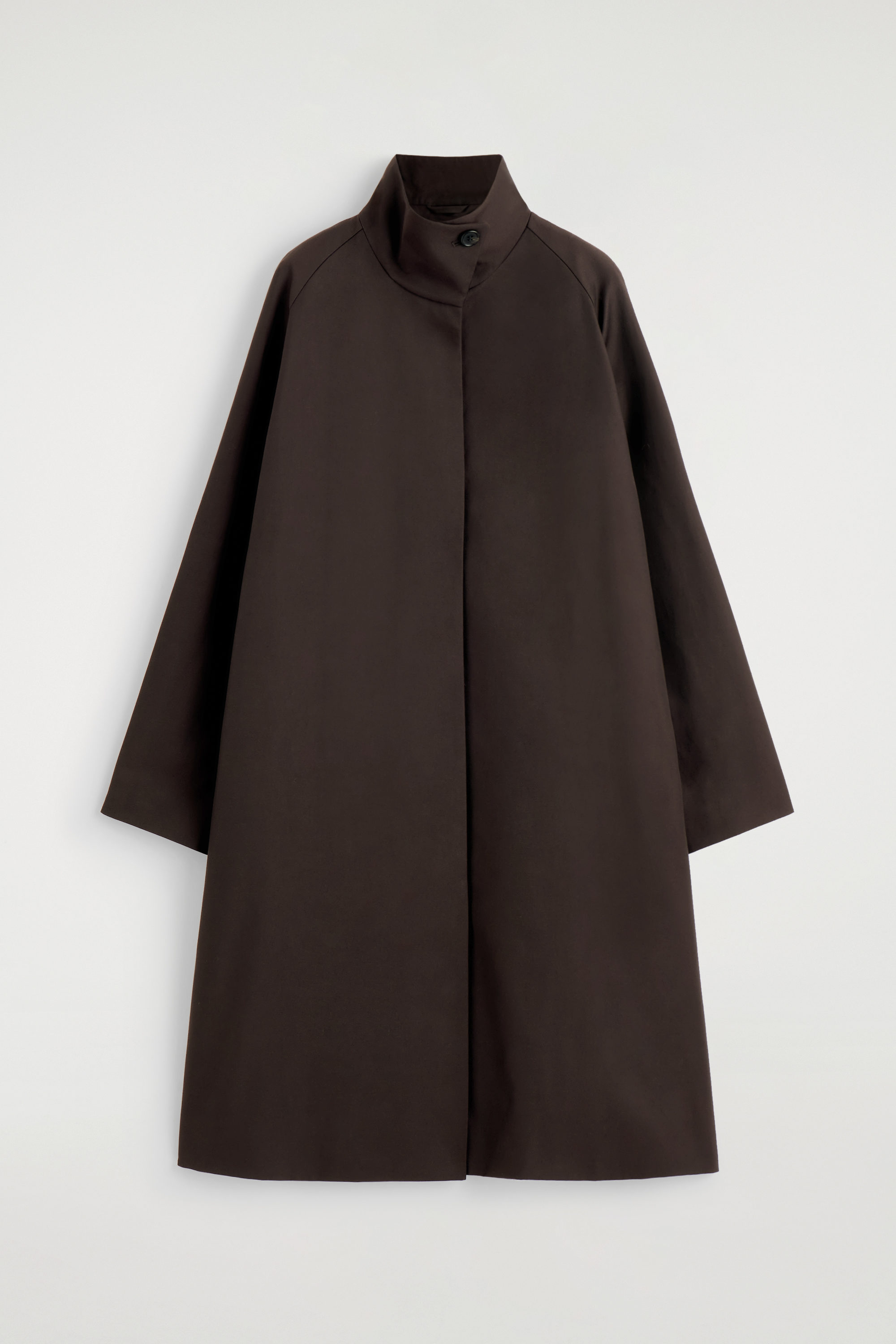 Oversized Mock-Neck Coat