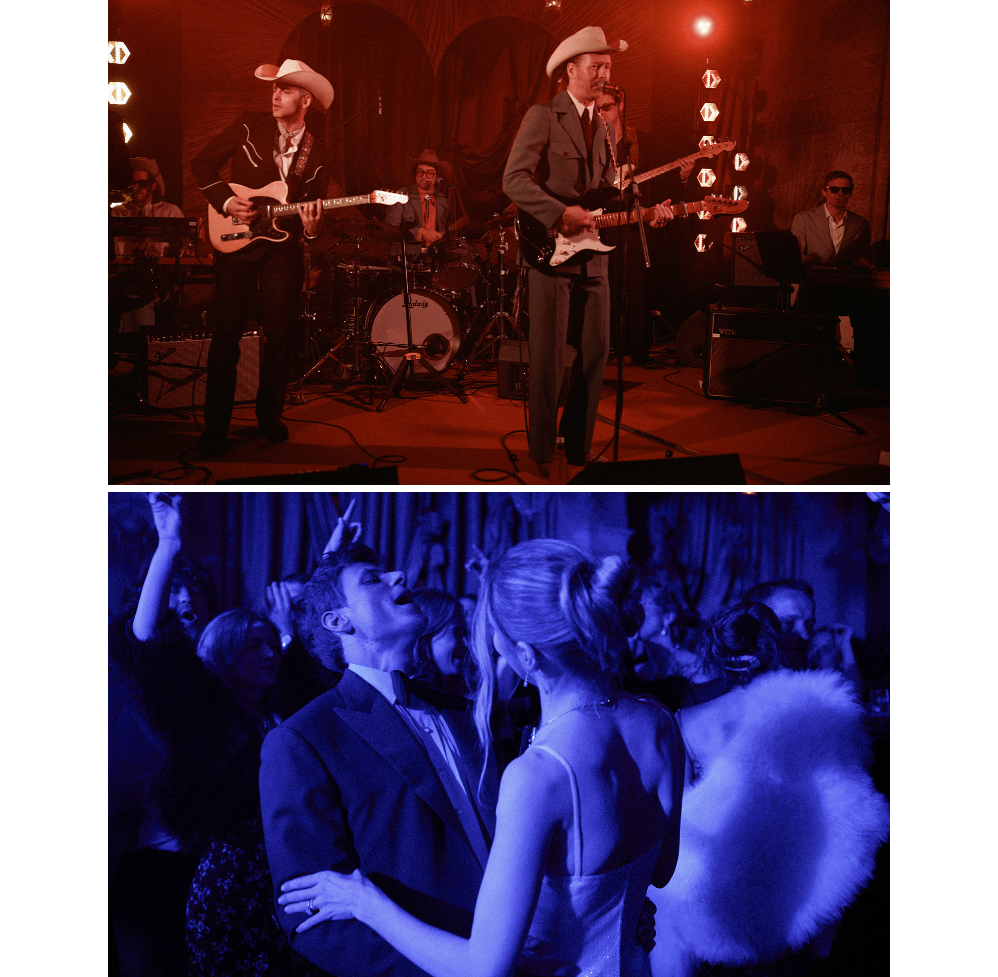 image from the wedding after-party.