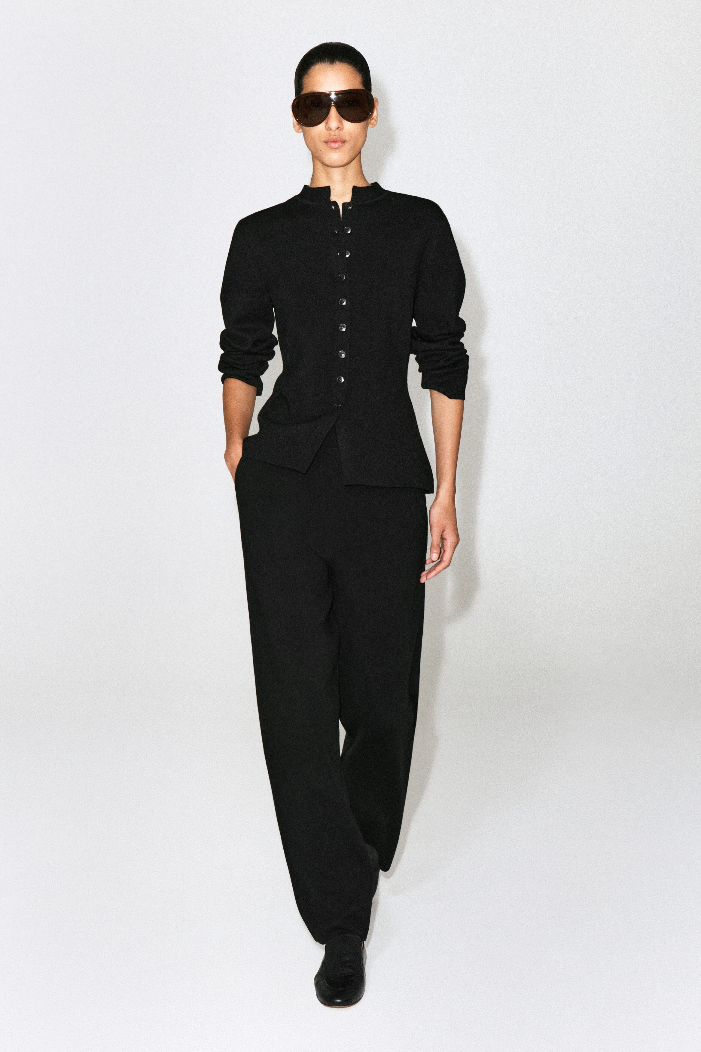 Merino Wool-Blend Cardigan