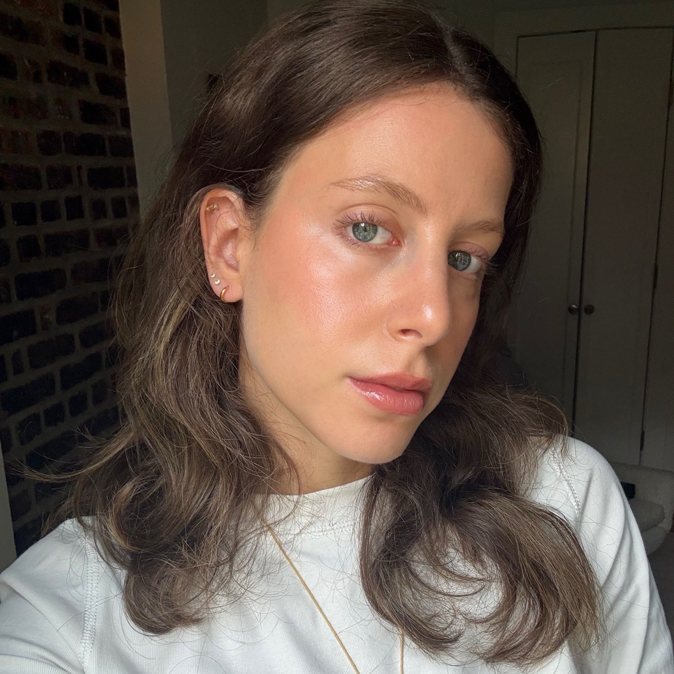 Selfie of Jamie Chevron wearing Drunk Elephant's new foundation