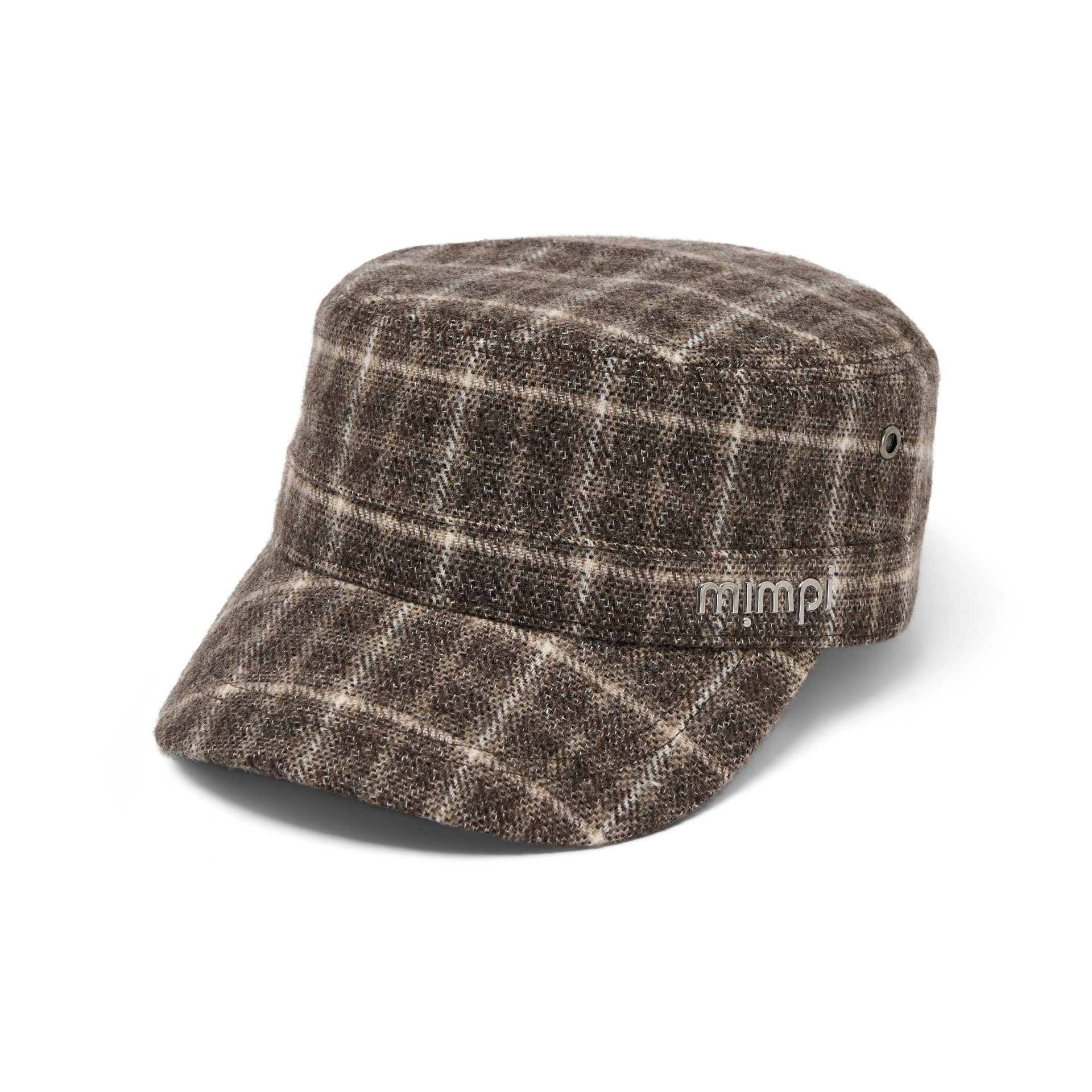 Check Cadet Hat - Mocha