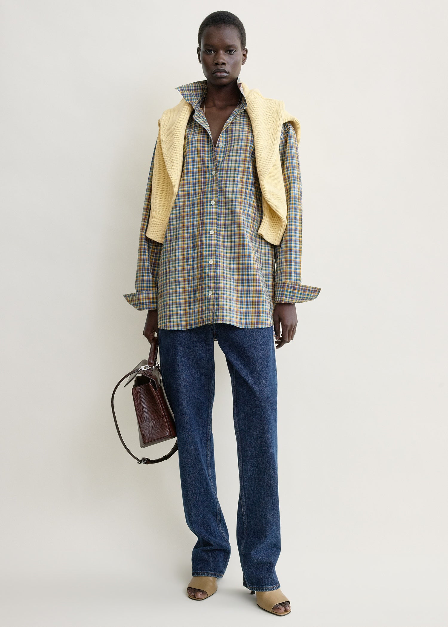 Classic Check Shirt Blue/orange - 30