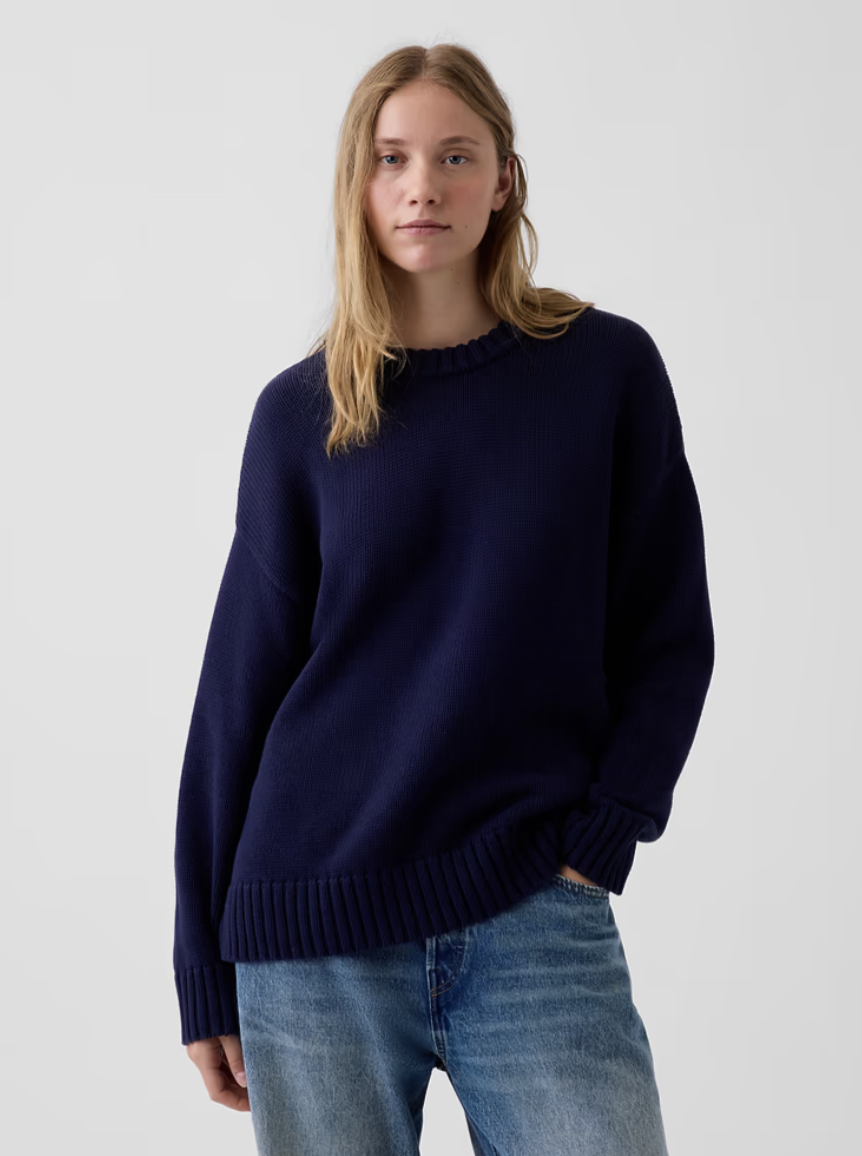 Gap, 100% Cotton Oversized Sweater