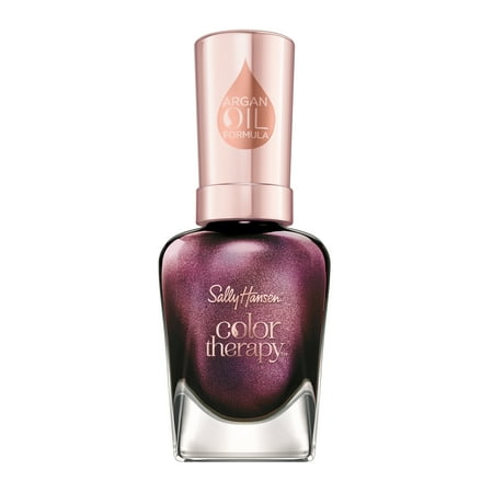 Sally Hansen Color Therapy Nail Polish, Positivi-Tea, Bliss Collection, 0.5 Oz, Argan Oil Formula