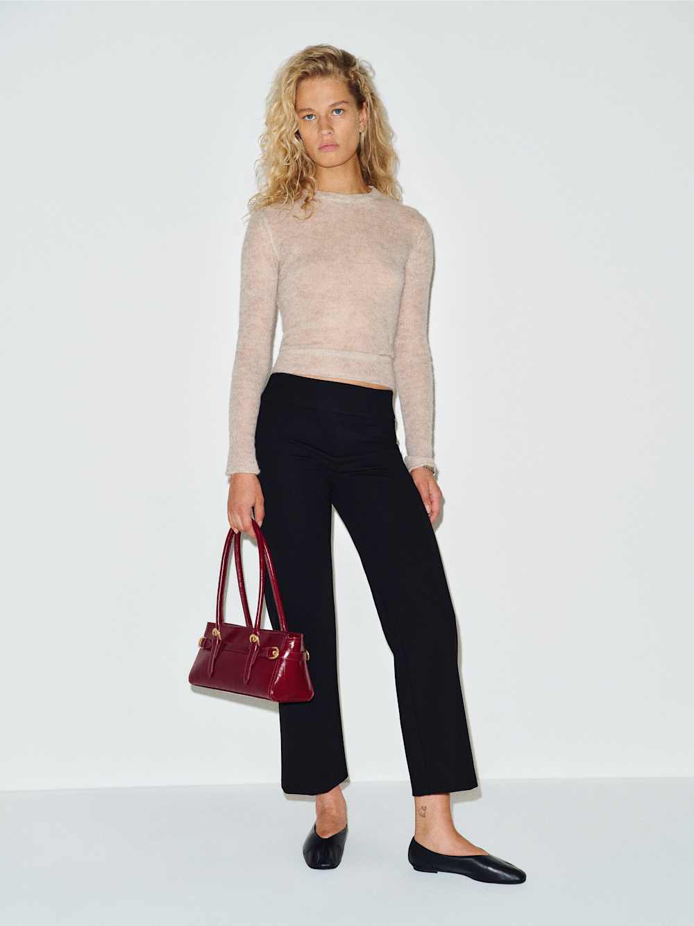 Palmer Cropped Knit Pant