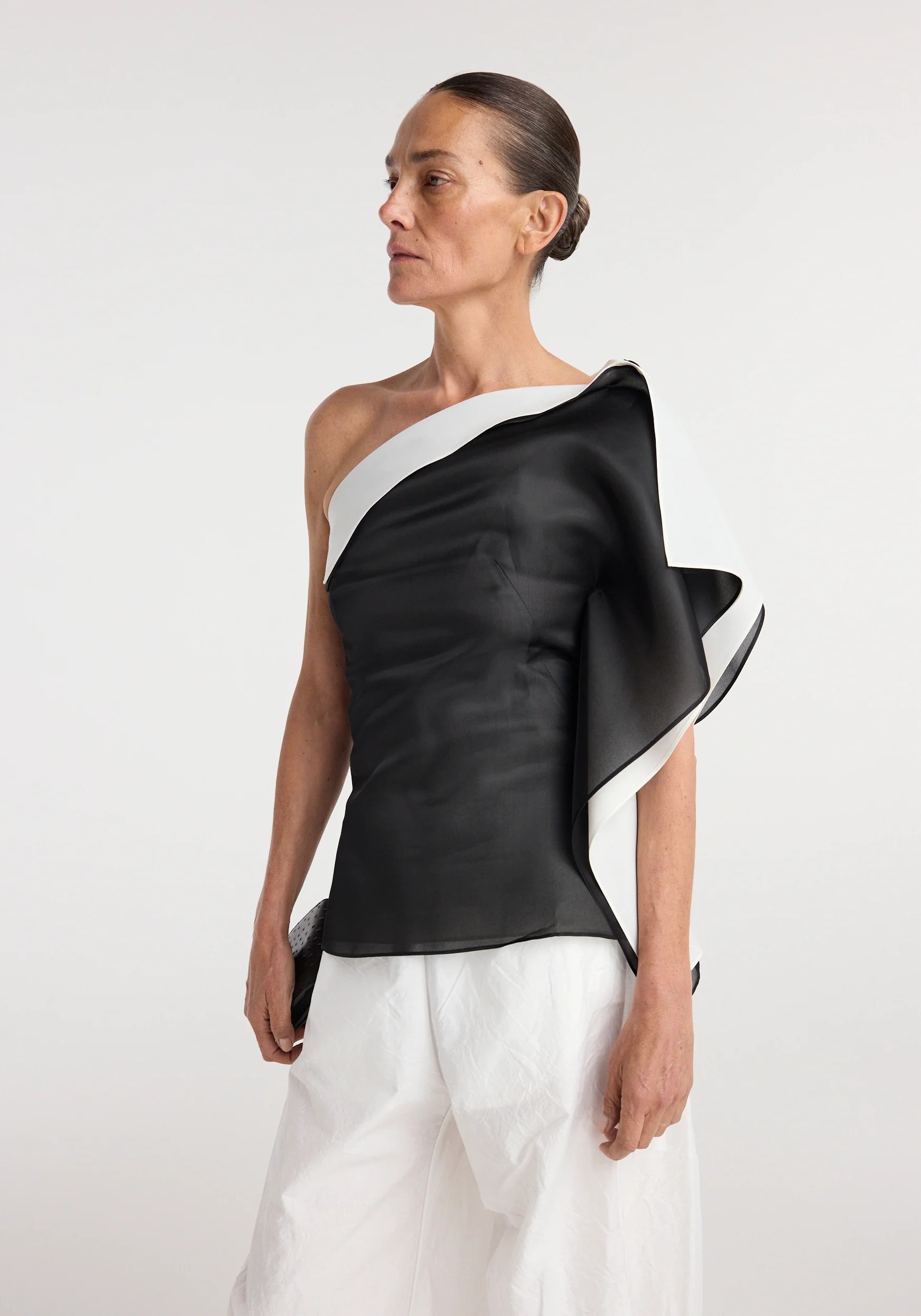 Rohe, Sculptural double layered top