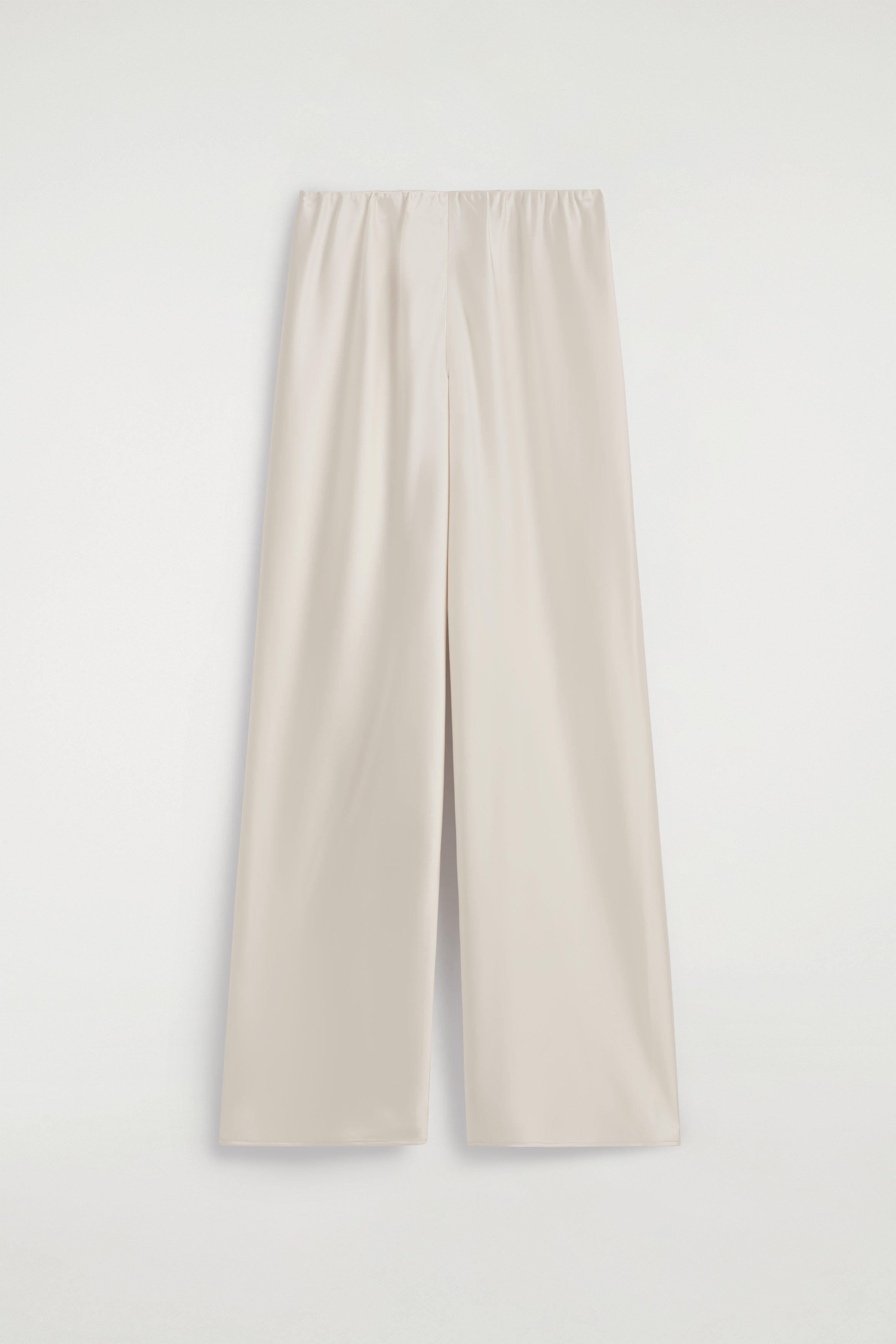 Satin Wide-Leg Pants
