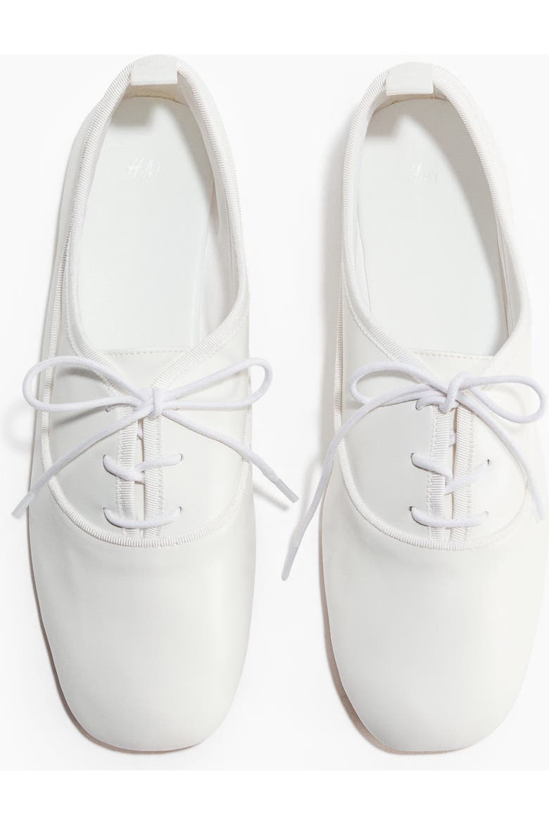 Lace-Up Ballet Flats