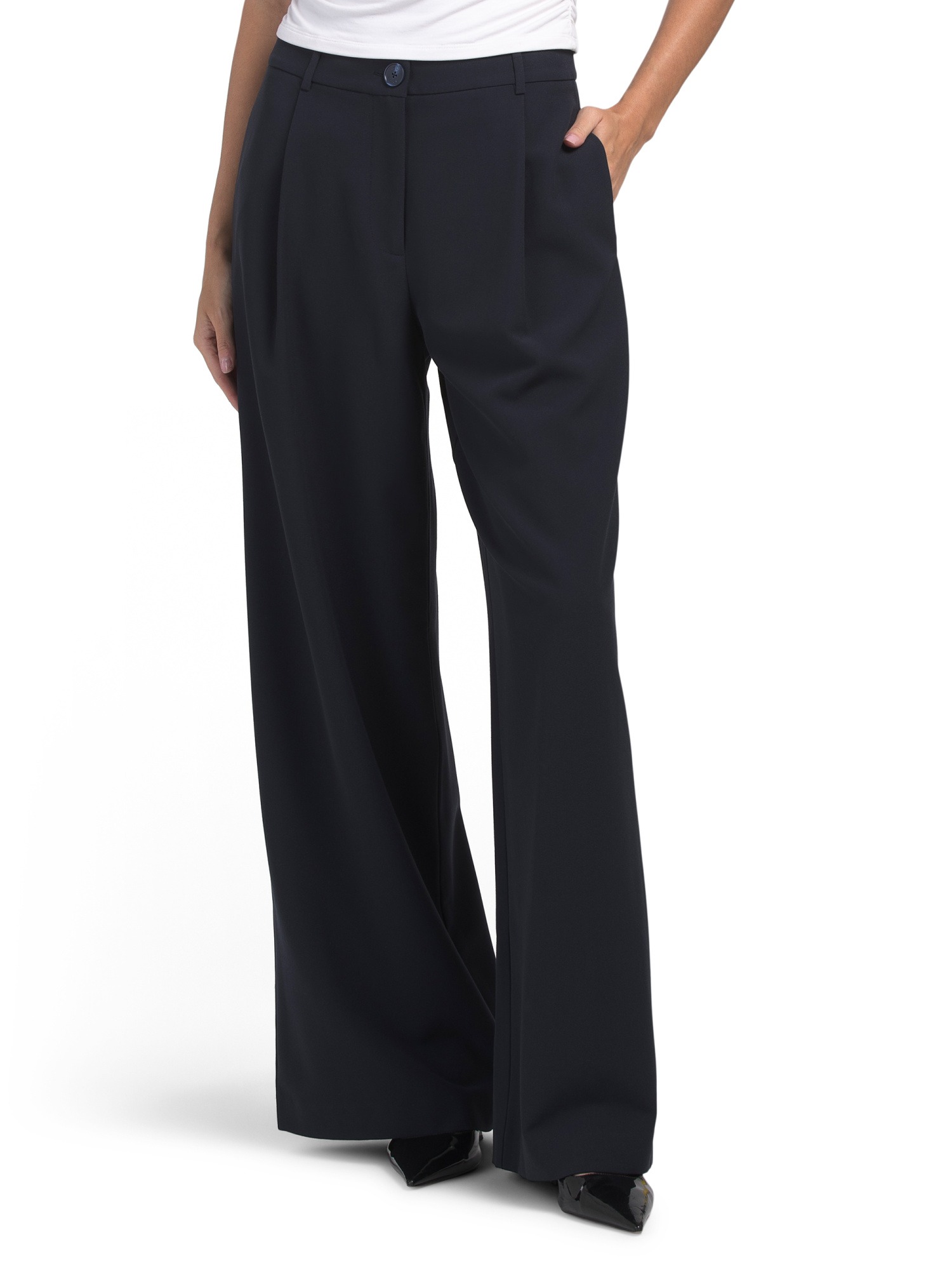 Toccin, Drew Pleated Wide Leg Trousers