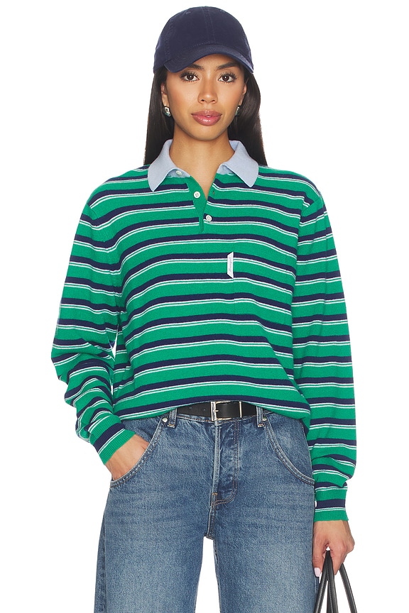 Knit Stripe Polo