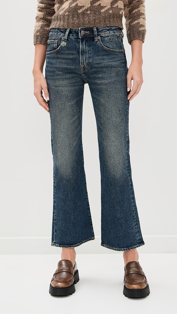 Joan Kick Flare Jeans - Melvin Blue Stretch