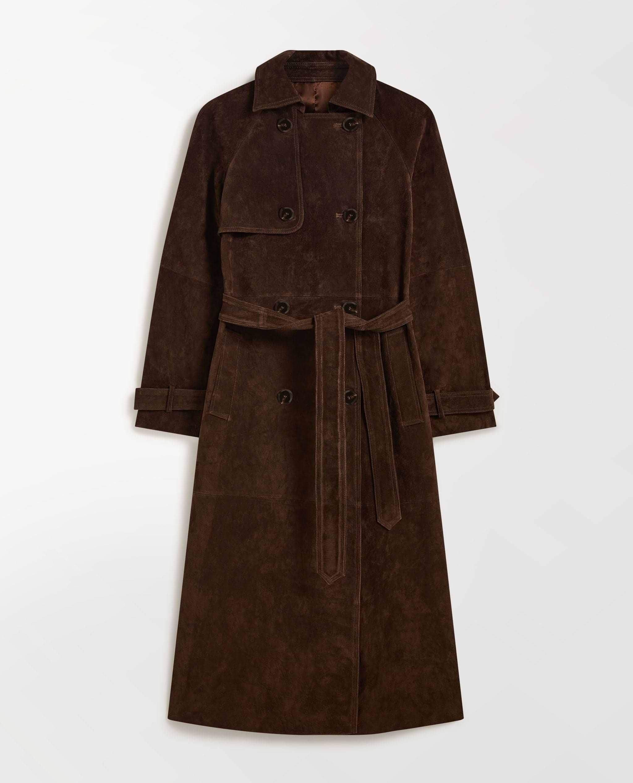 Rise & Fall, Suede Trench Coat