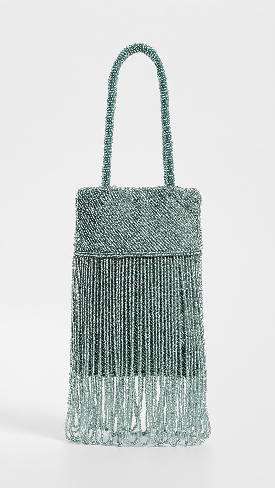 Valentina Mini Beaded Hand Bag - Mist Beaded
