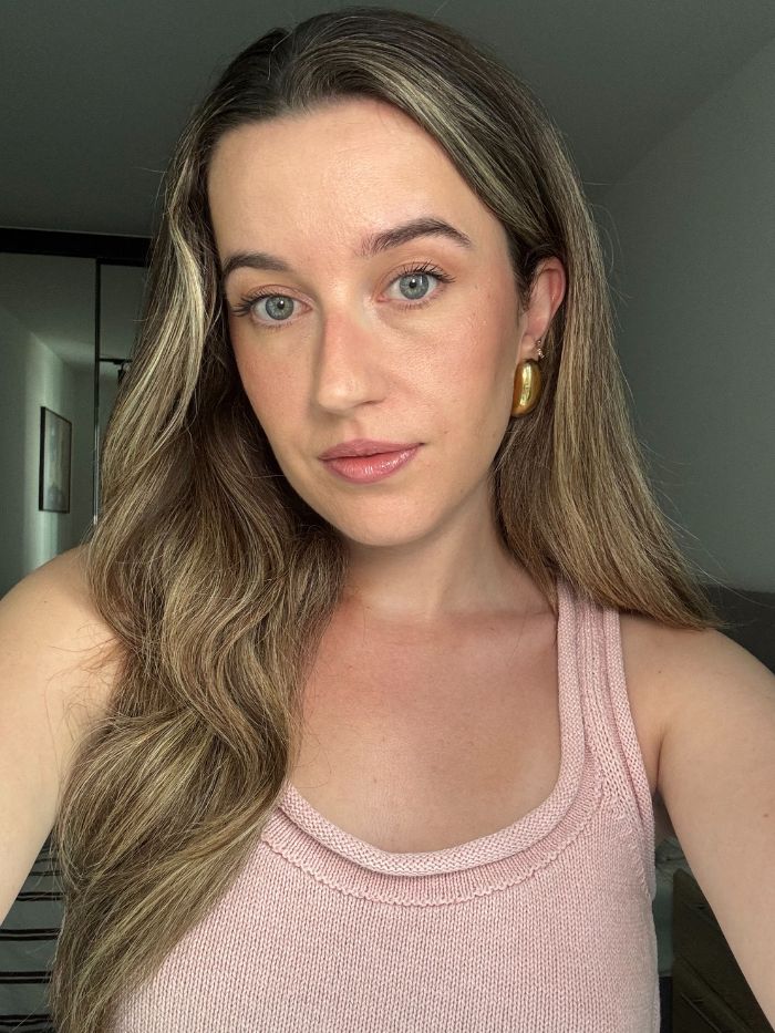 Deputy beauty editor Grace Lindsay testing the best charlotte tilbury products