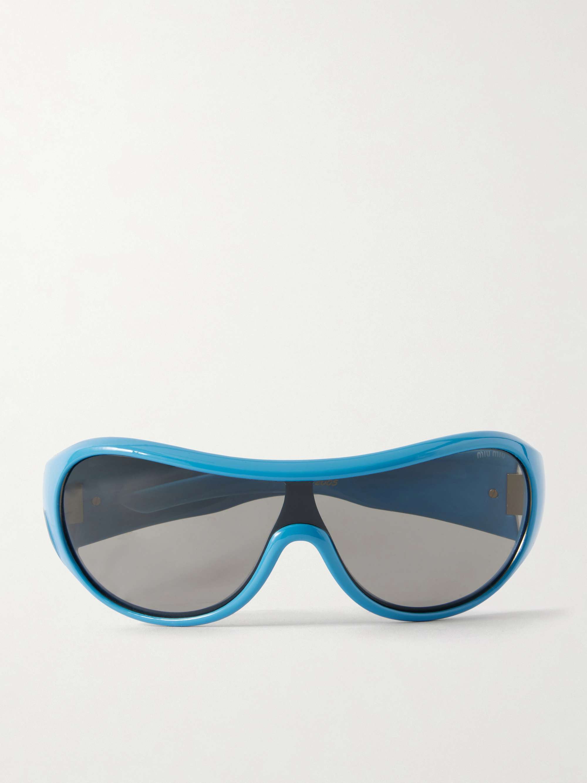 Rounded-Frame Acetate Sunglasses