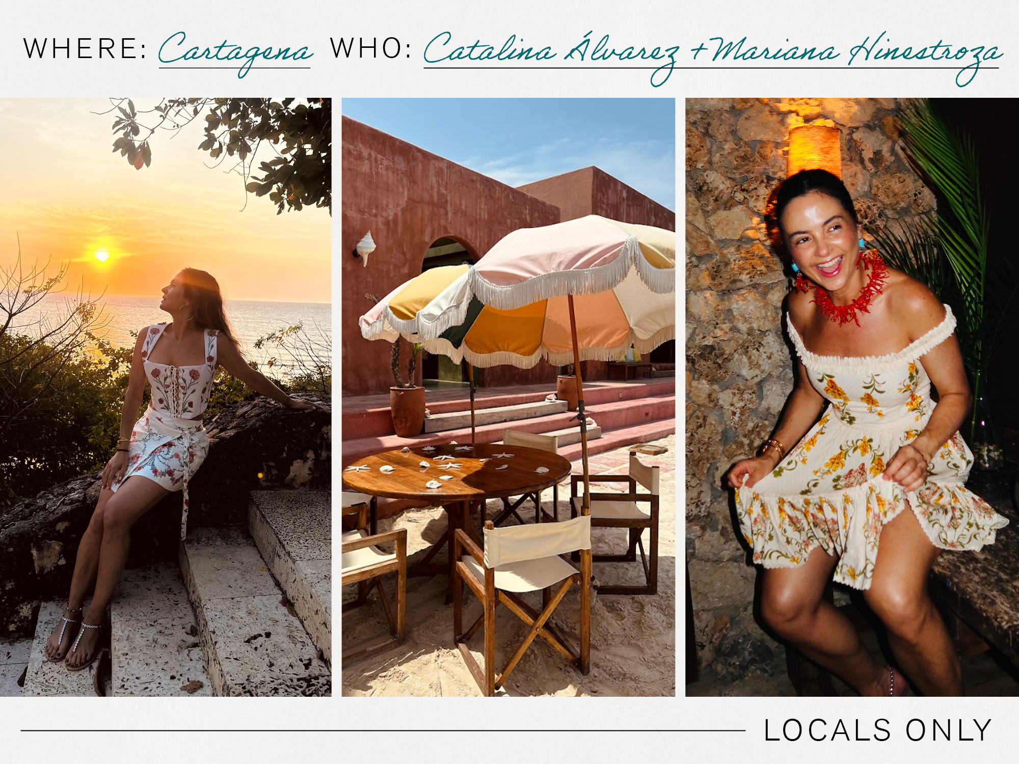Collage of Catalina &Aacute;lvarez and Mariana Hinestroza.