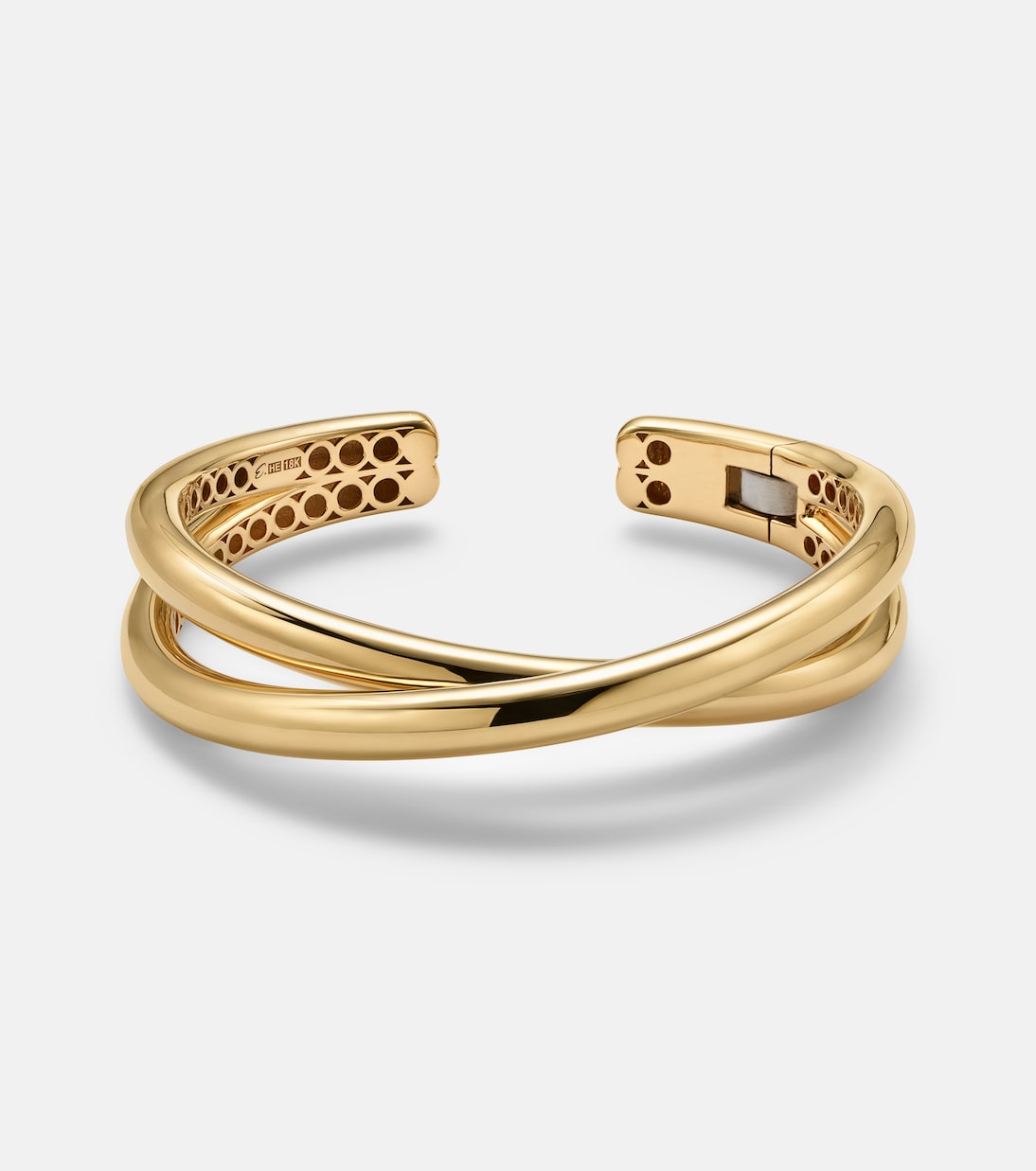 Infinity Loop Medium 18kt Gold Cuff Bracelet in Gold - Engelbert