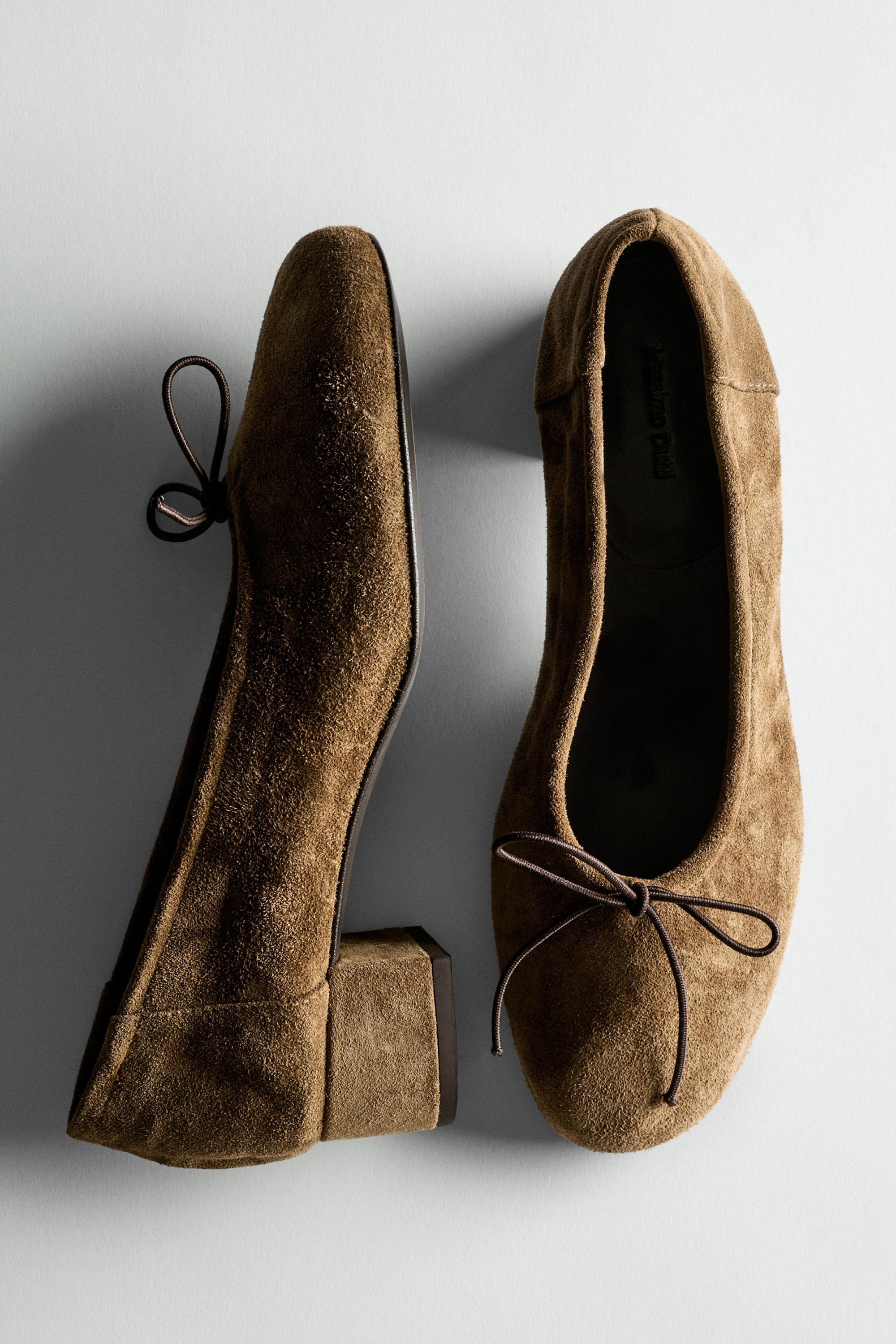 Massimo Dutti, High-Heel Ballerinas