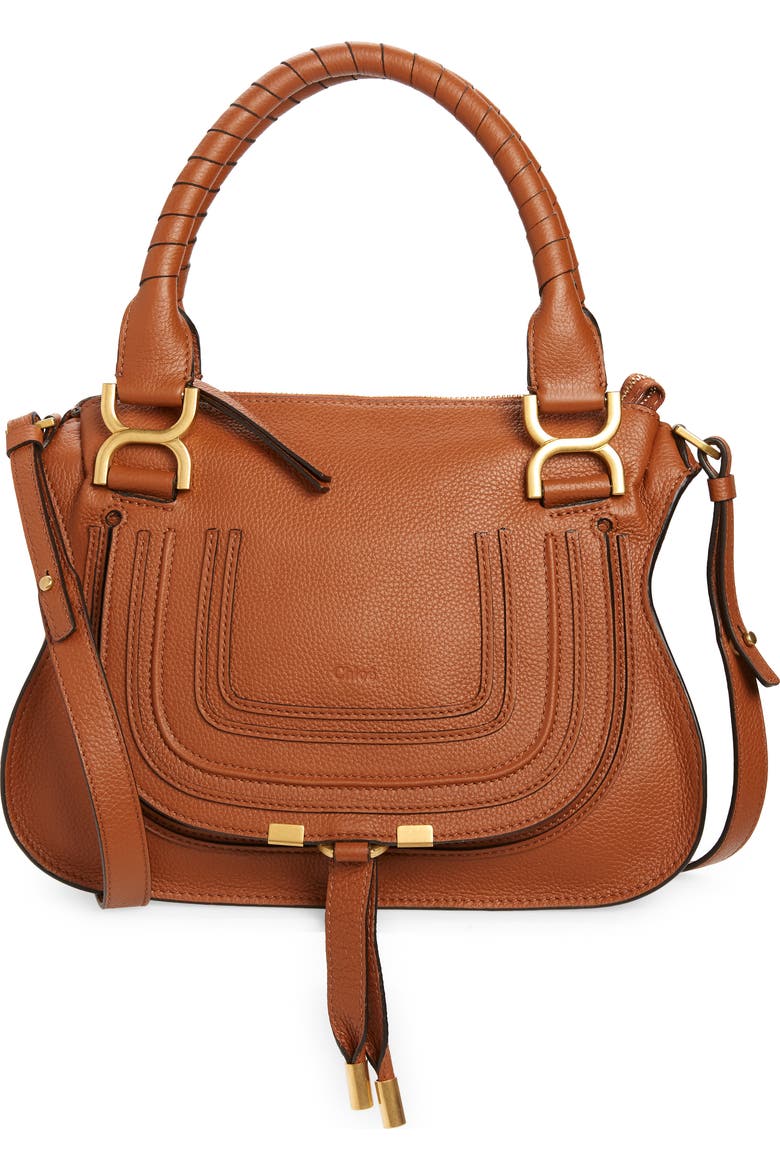 Small Marcie Leather Satchel