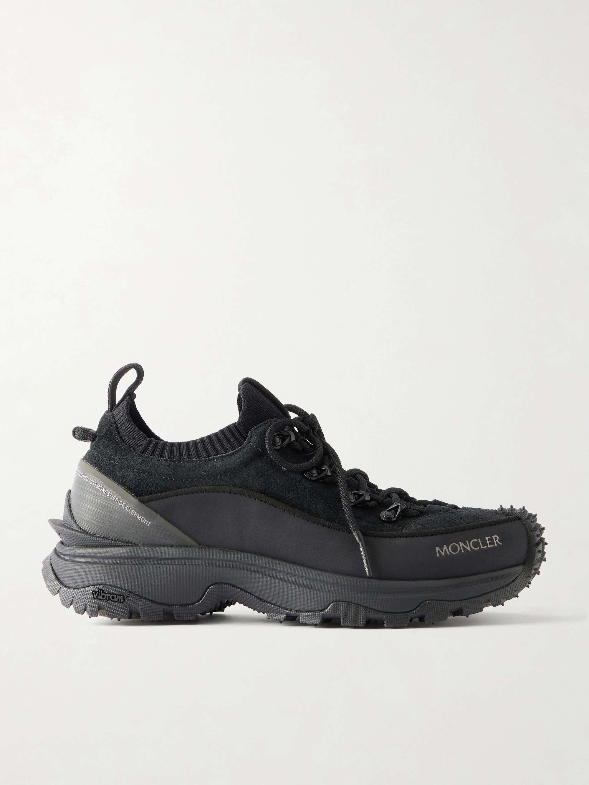 Trailgrip Lite3 Rubber-Trimmed Suede Sneakers