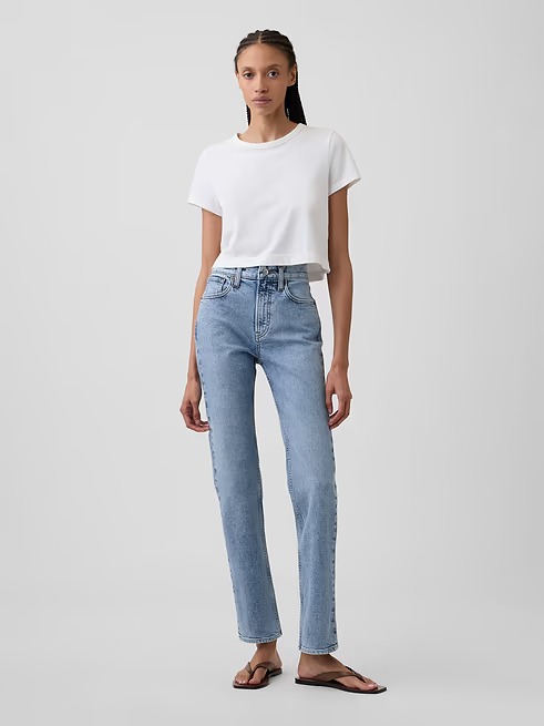 Gap Factory, High Rise '90s Slim Straight Jeans