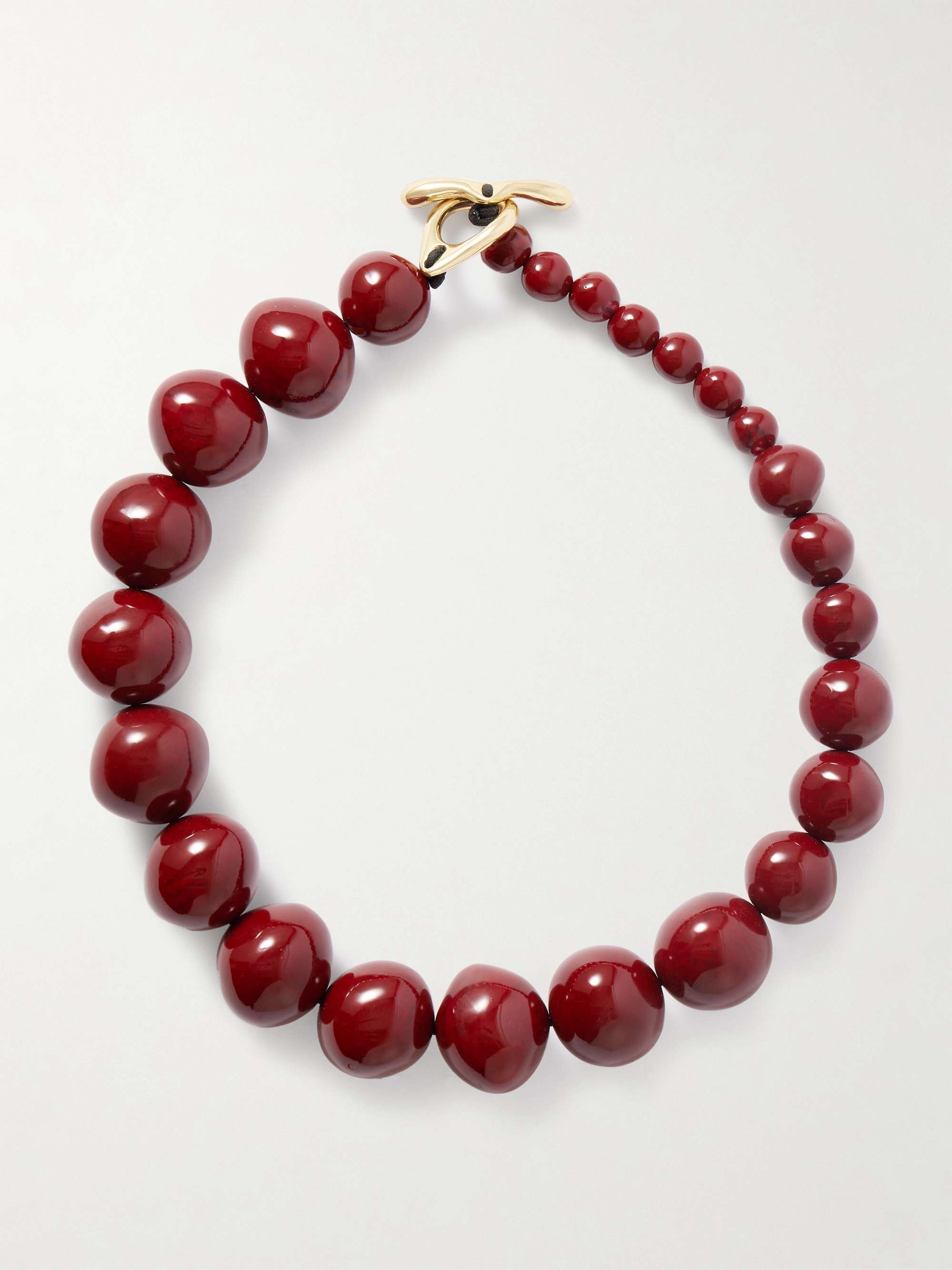 Boulder Beads Resin Necklace