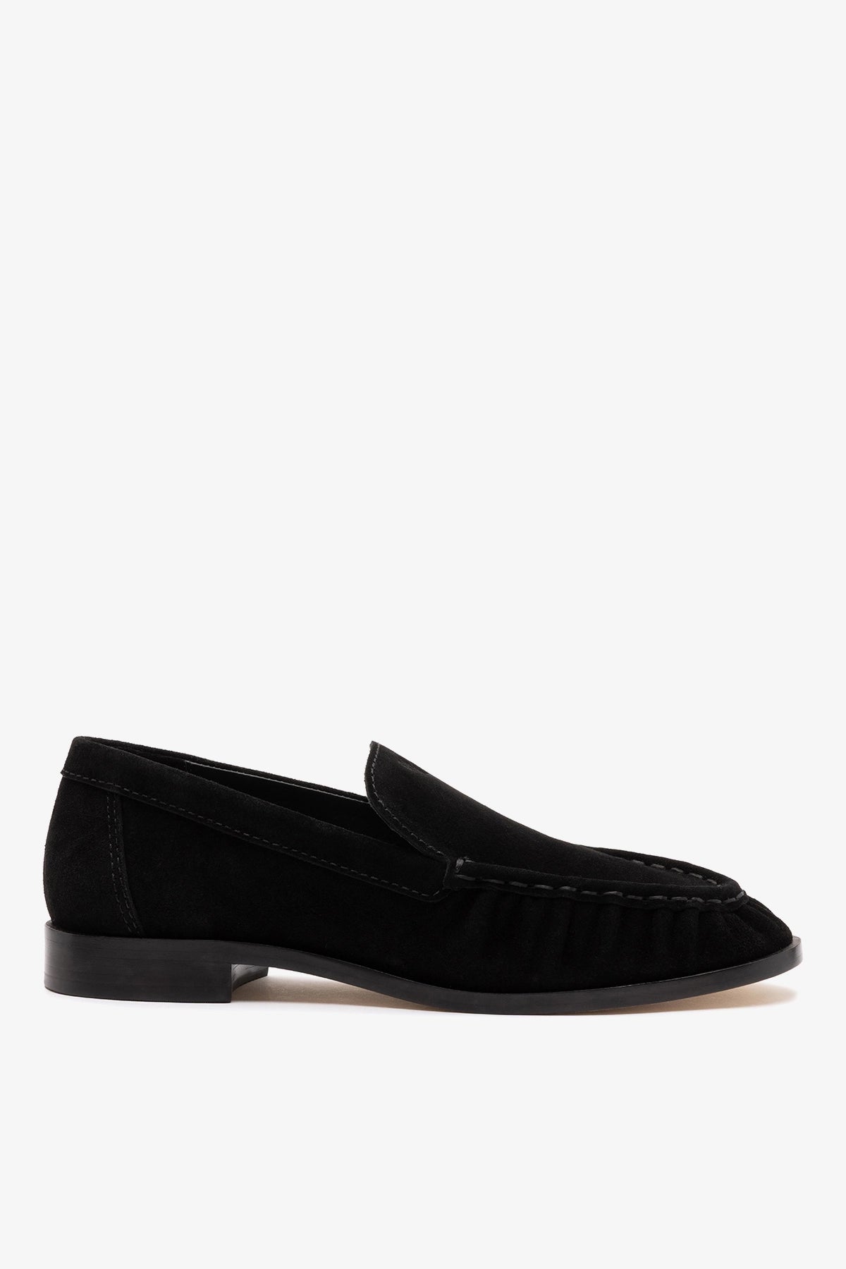 Margaux Loafer in Black Suede