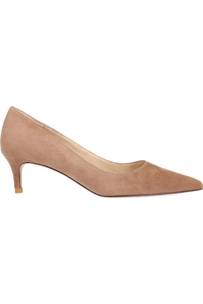 Aeri Pointed Toe Kitten Heel Pump