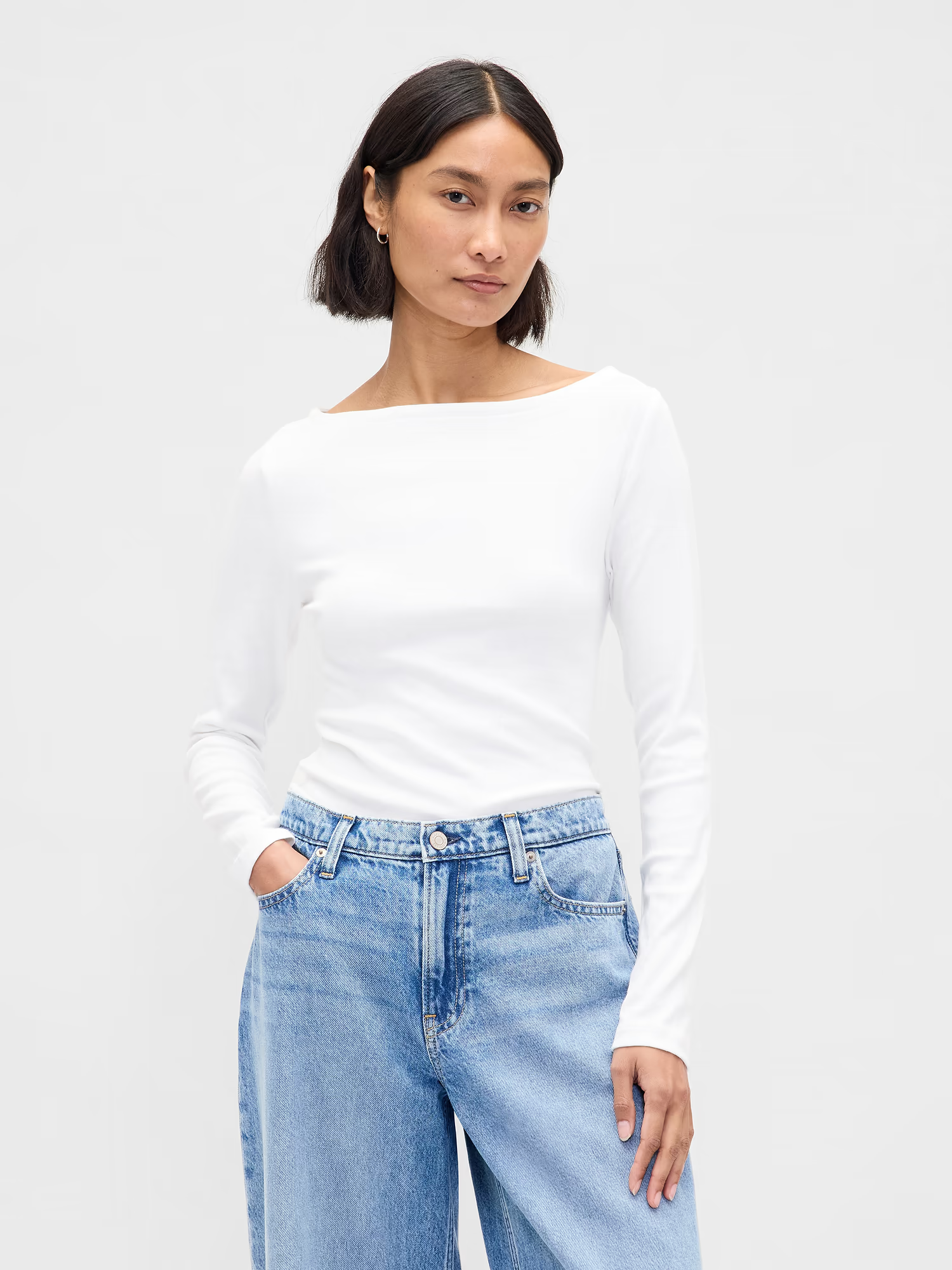 Gap, Modern Boatneck T-Shirt