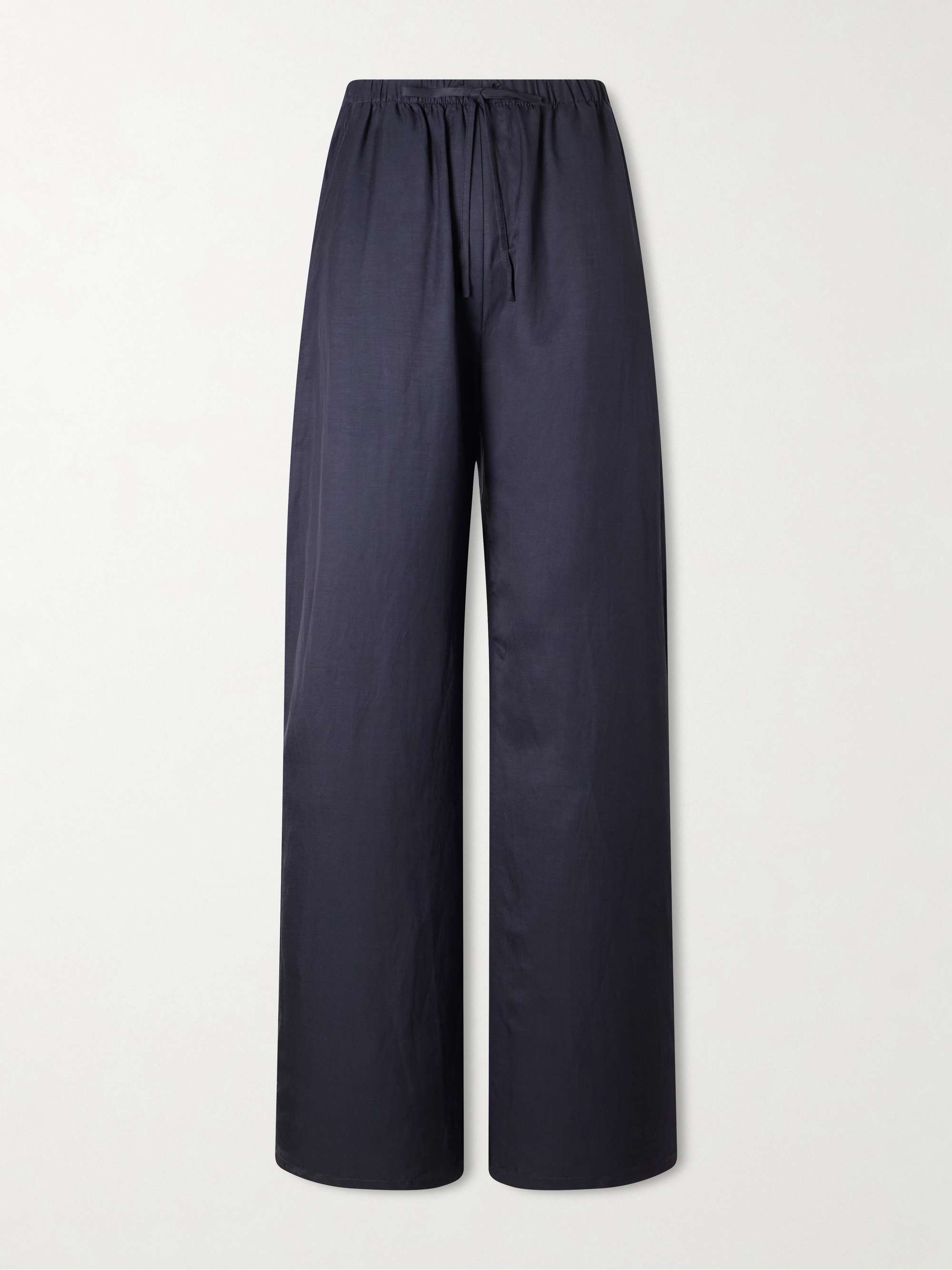 Daniel Satin Wide-Leg Pants