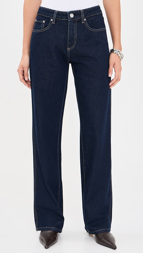 Drue Straight Low Rise Jeans 32