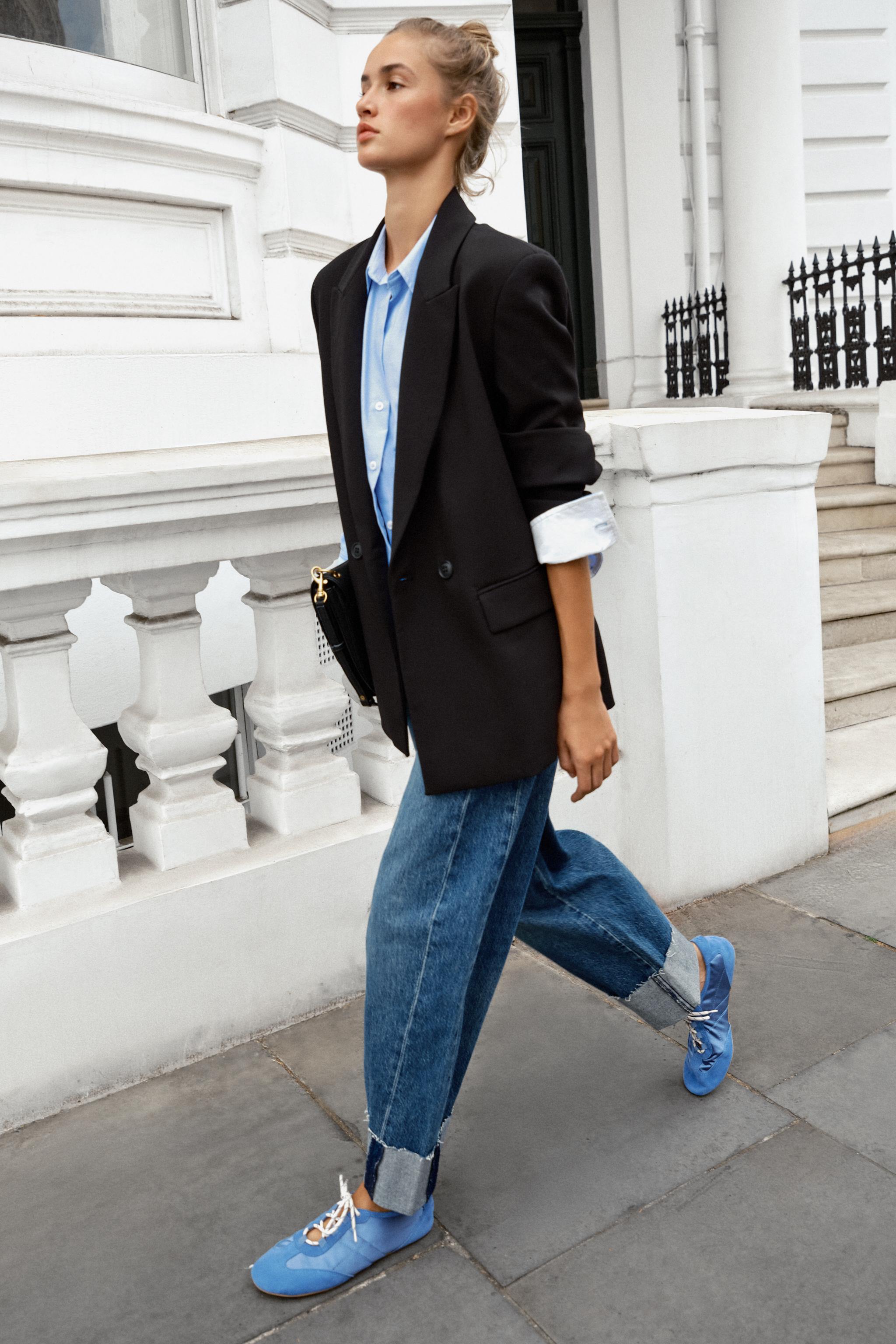 Sports Ballet Flats - Blue - 2