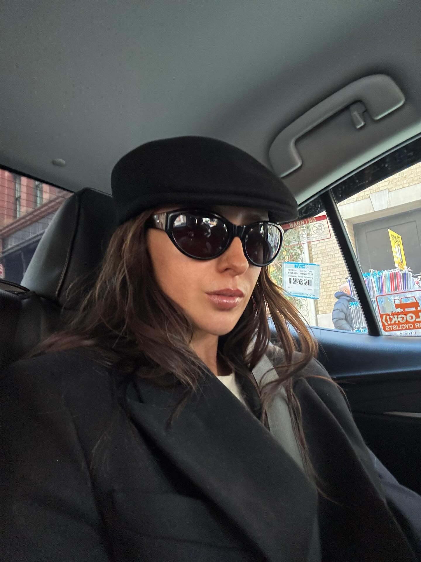 An image of @makenna_alyssa wearing a newsboy cap, one of the biggest hat trends of 2026.