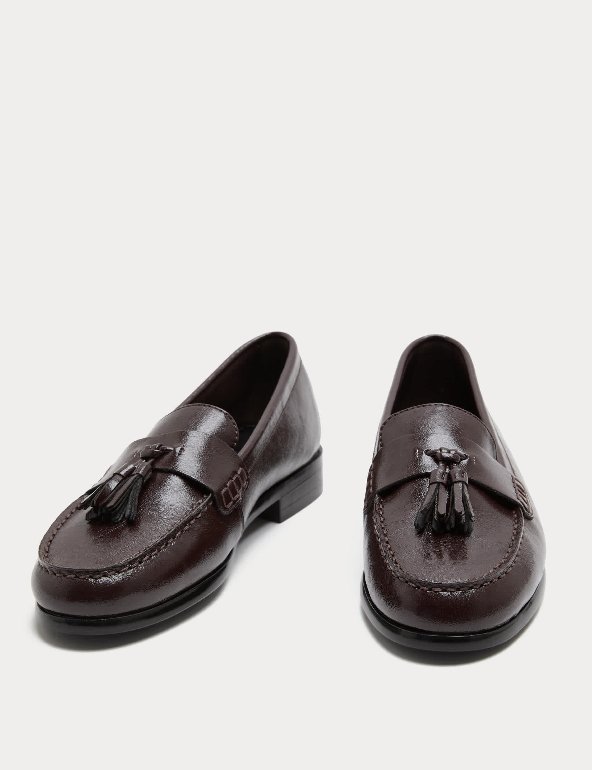 Tassel Block Heel Loafers
