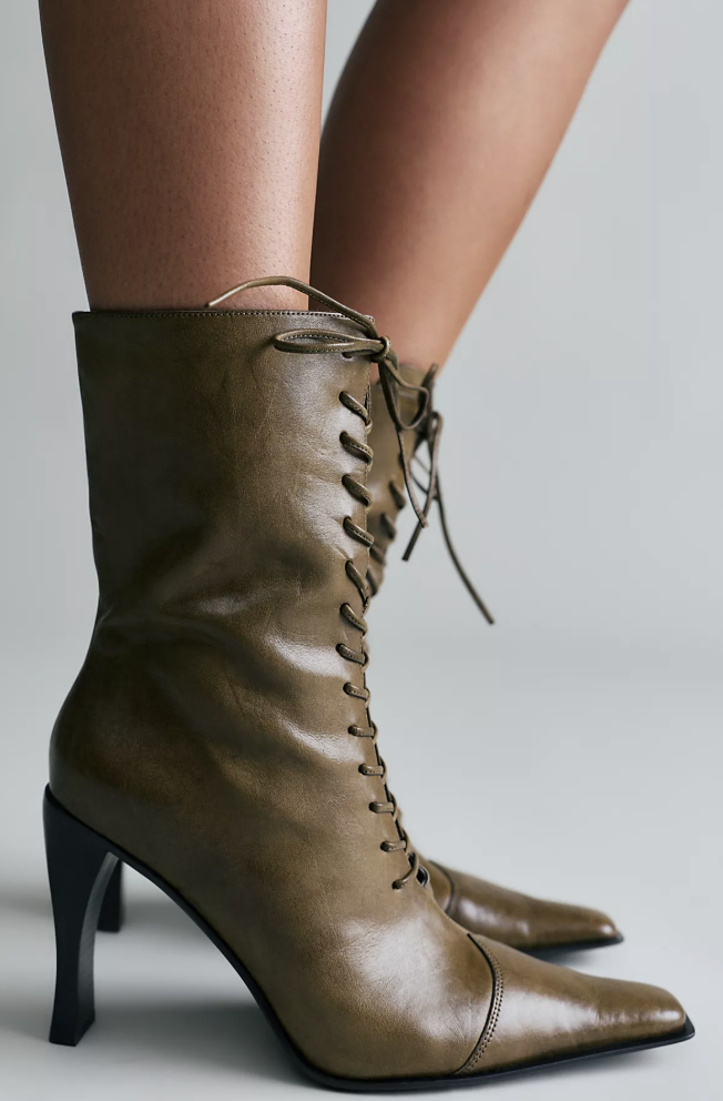 Free People, Sweet Talker Lace-Up Boots