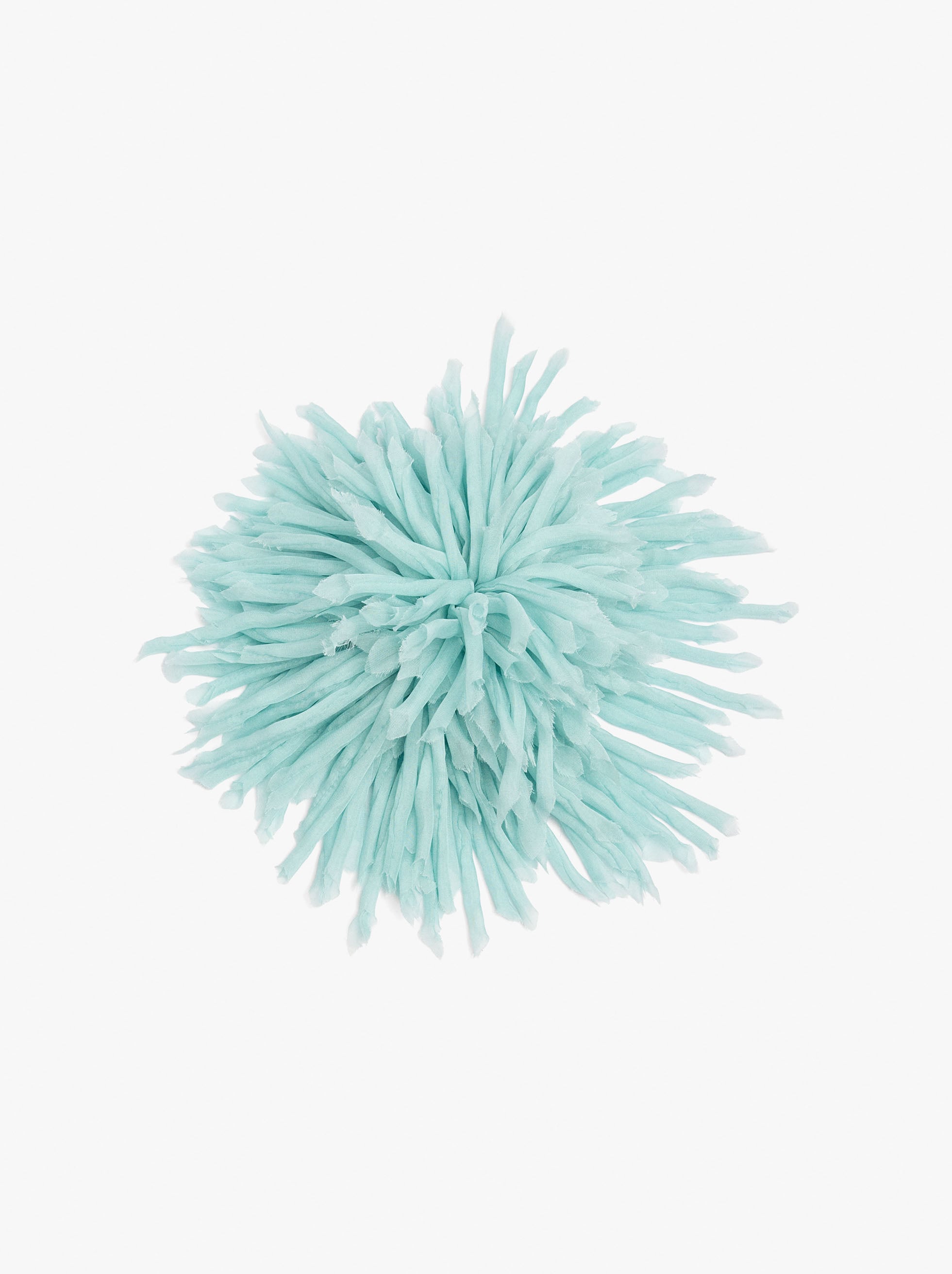Brooch With Textured Flower