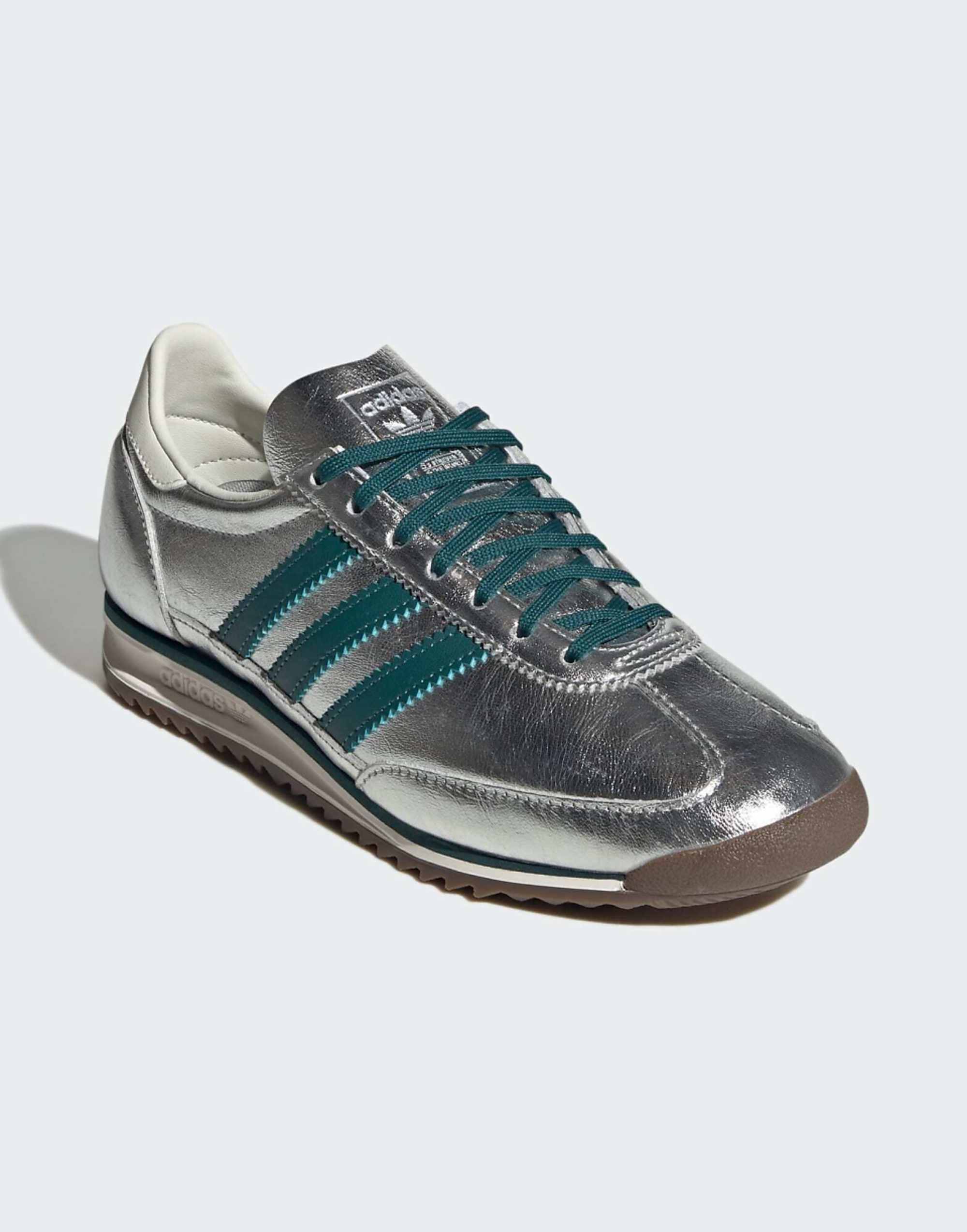 Adidas Originals Sl 72 Og Trainers in Metallic and Green