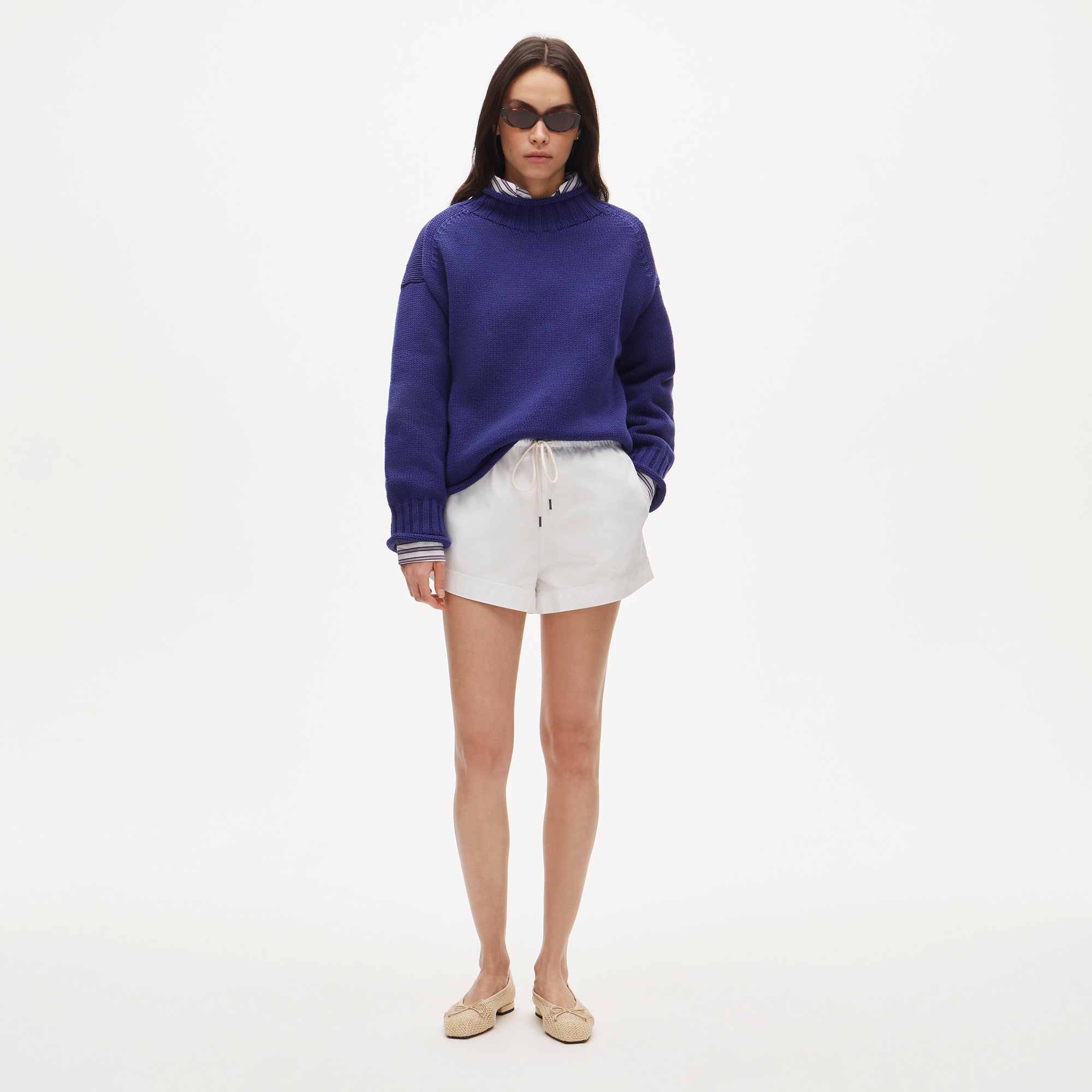 J.Crew, 2025 Rollneck&trade; Sweater in Stripe