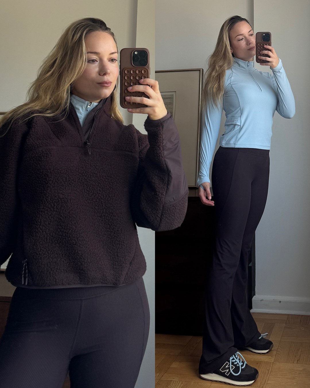 halfdays activewear try on