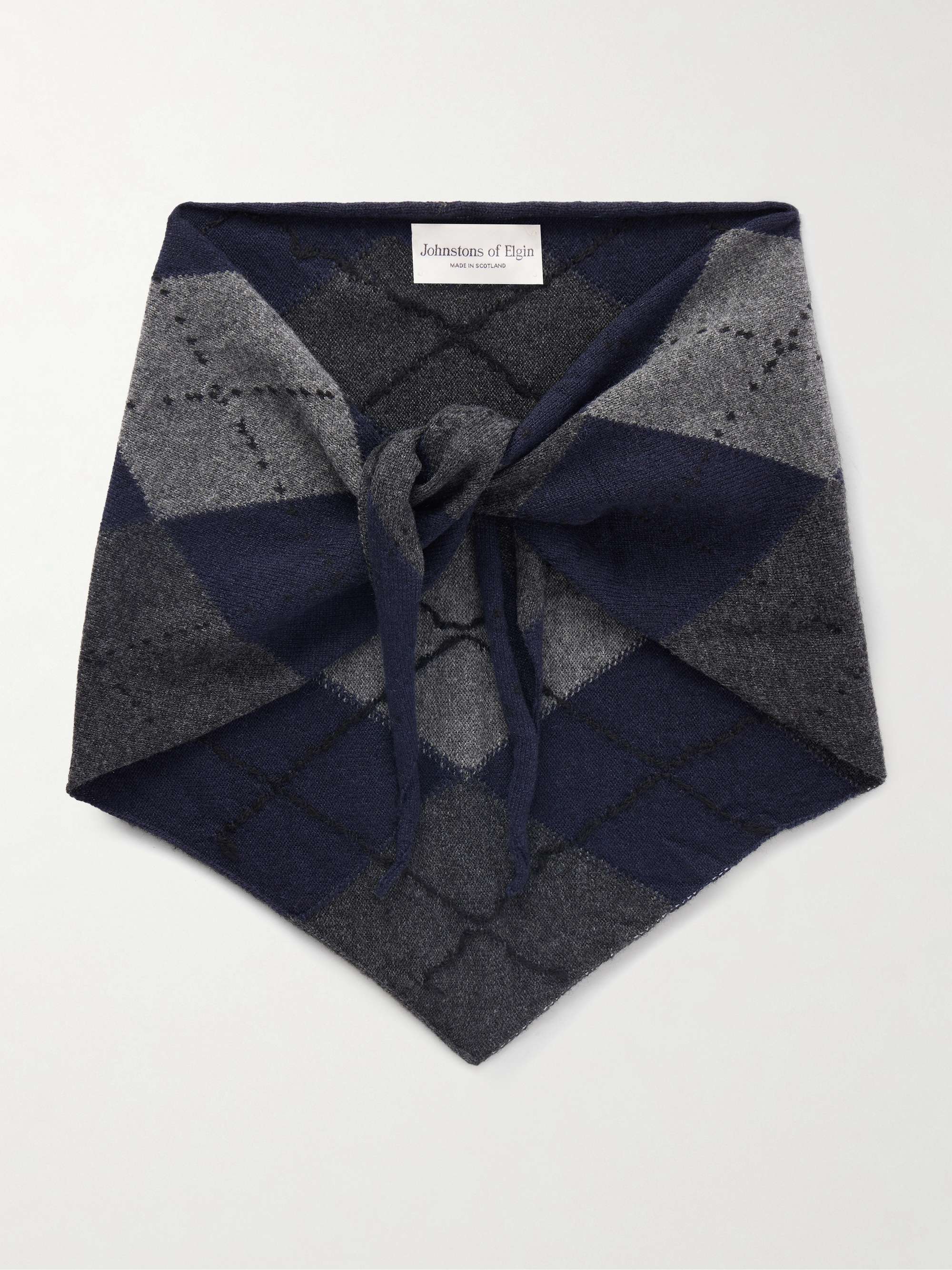 Clan Checked Cashmere Scarf