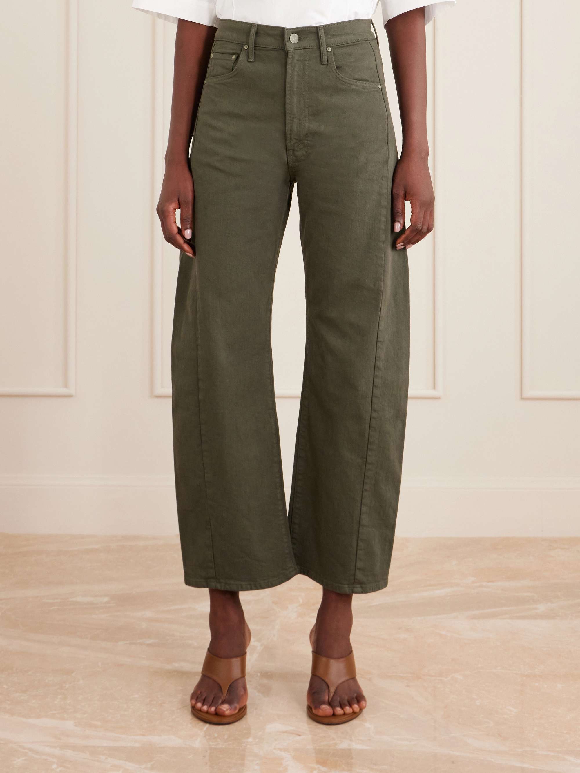 The Half Pipe Flood High-Rise Wide-Leg Jeans