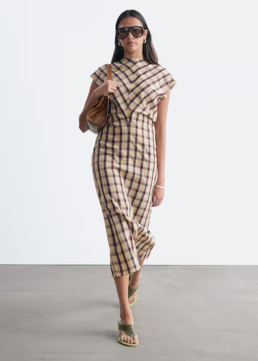& Other Stories, Cap Sleeve Midi Dress