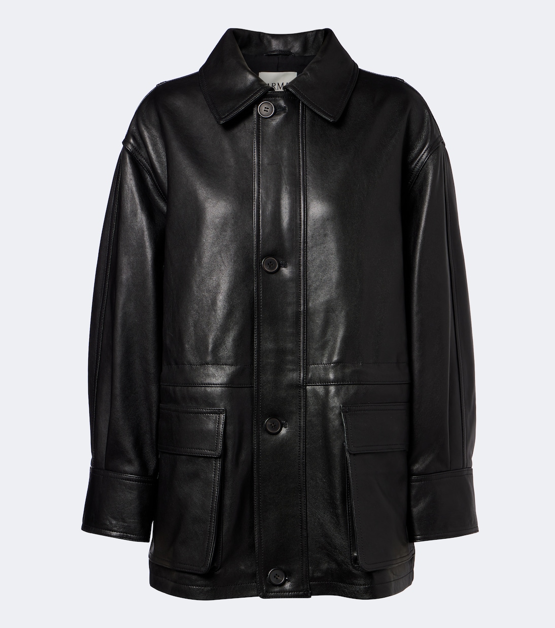 Maeve Leather Jacket in Black - Arma