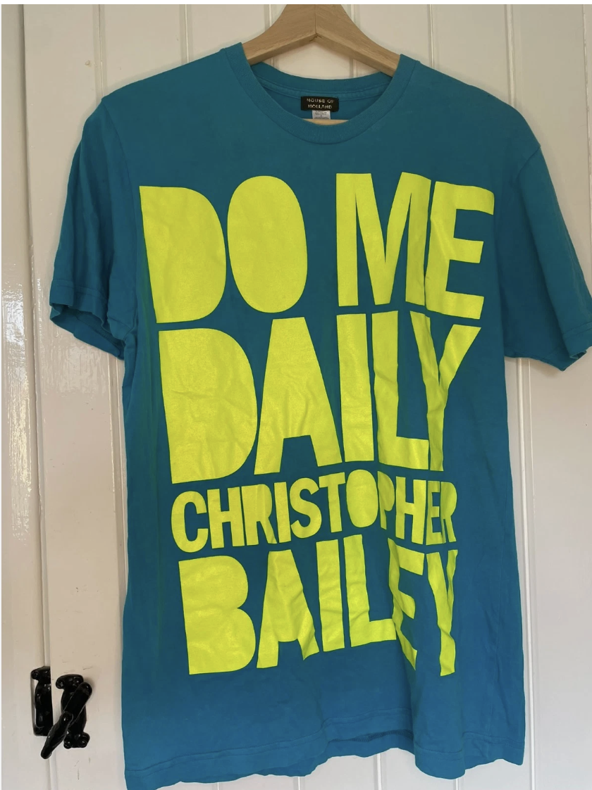 House of Holland , DO ME DAILY CHRISTOPHER BAILEY T-SHIRT