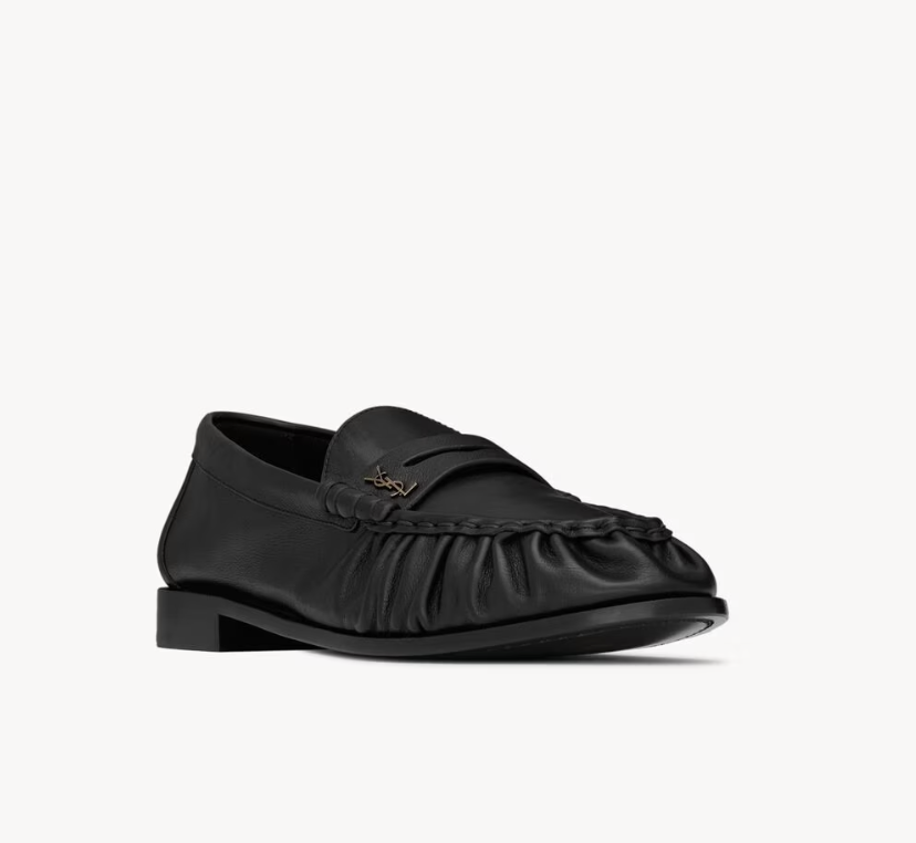 Saint Laurent , Le Loafer Cassandre-embellished Loafers