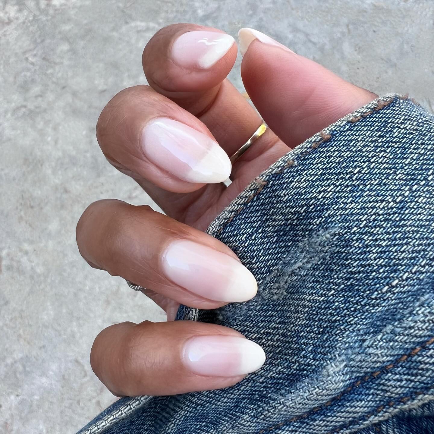 Photo of almost-there French nails