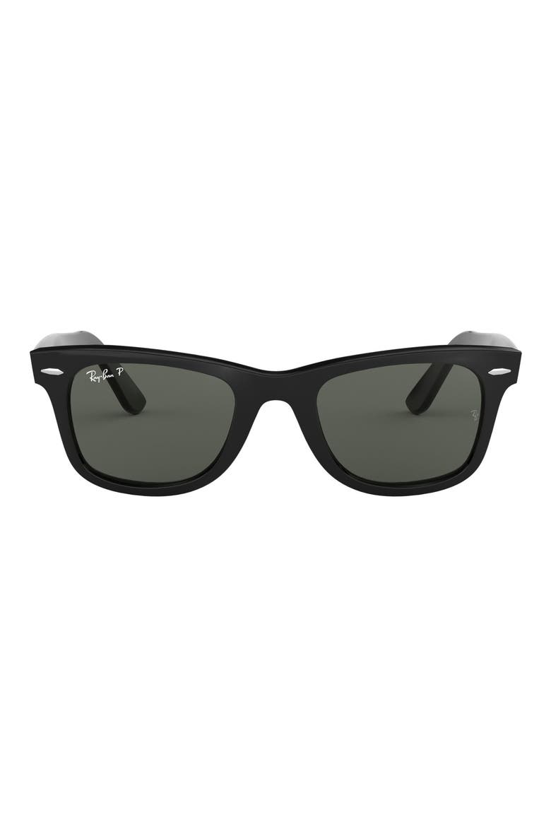 50mm Classic Wayfarer Polarized Sunglasses