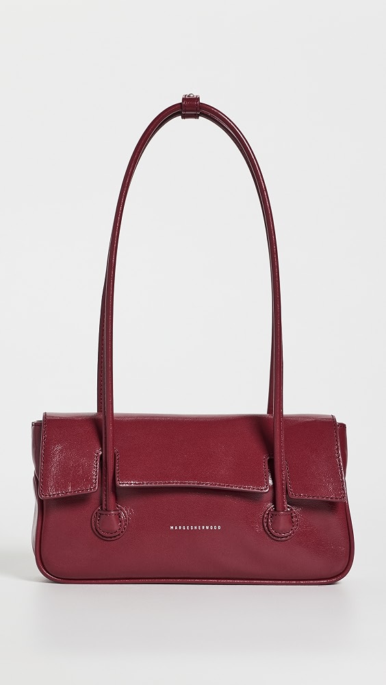 Flap Small Bag - Wine Glossy Plain